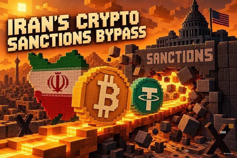 伊朗使用比特币、USDT规避美国制裁:FT配图