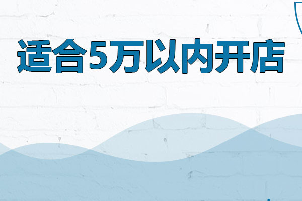 适合5万以内开店